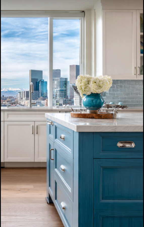 Cabinet painting with a factory finish