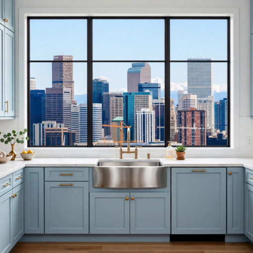 Factory finish kitchen cabinets in Denver