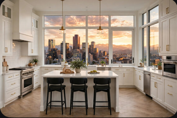 Cabinet painting Denver